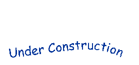 Animated under construction banner with a worker digging